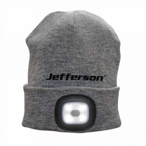 160lm LED USB Rechargeable Beanie Hat - JEFHATLT01