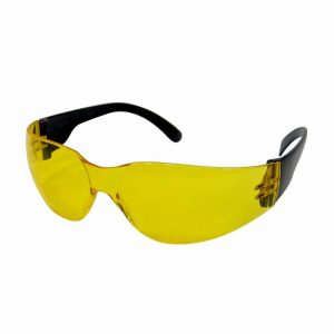 Amber Frameless Safety Glasses - JEFSFGLS03