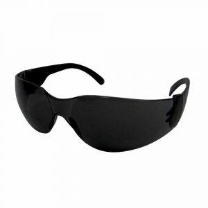 Dark Frameless Safety Glasses - JEFSFGLS04